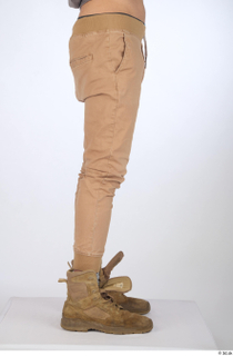 Turgen beige trousers beige worker boots casual dressed leg lower…